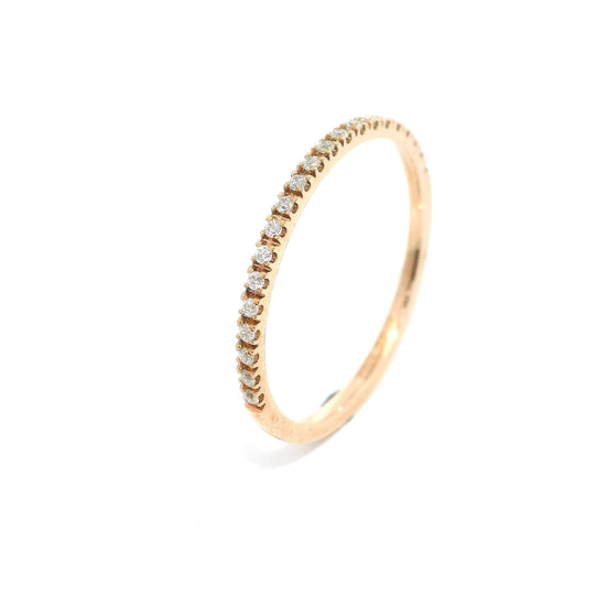 Dámský snubní prsten s kameny ETH-E 0,005