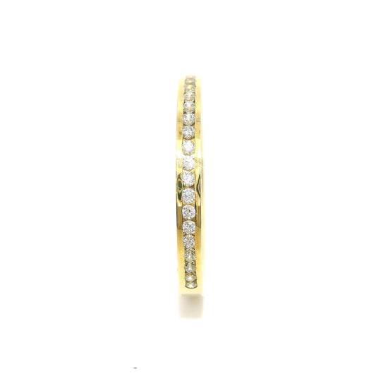 Women's wedding ring with stones ETH-K 0.008