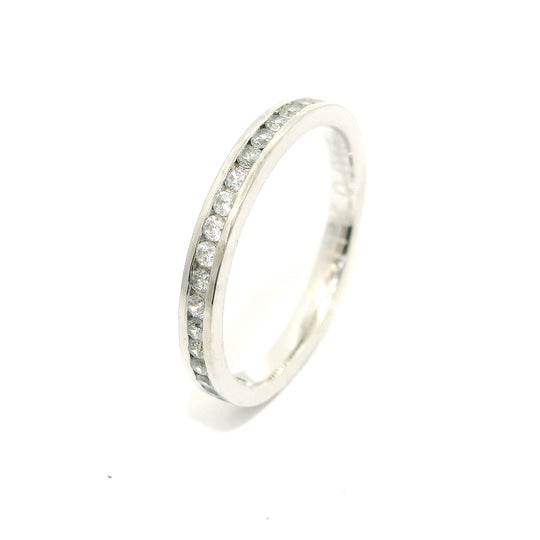 Dámský snubní prsten s kameny ETH-K 0,015