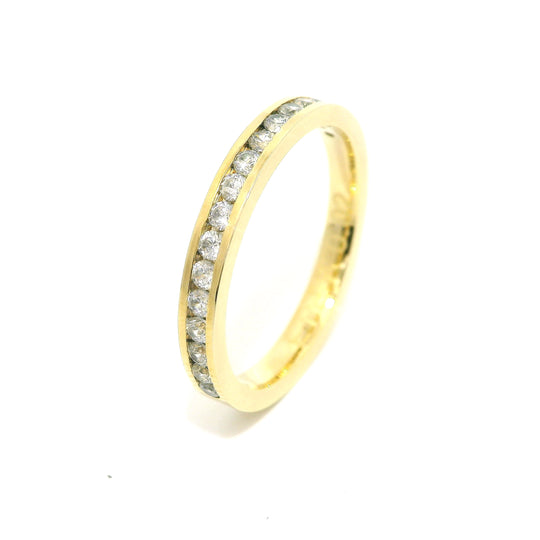 Dámský snubní prsten s kameny ETH-K 0,02