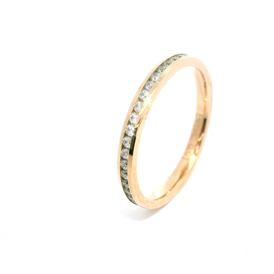 Dámský snubní prsten s kameny ETH-L 0,01