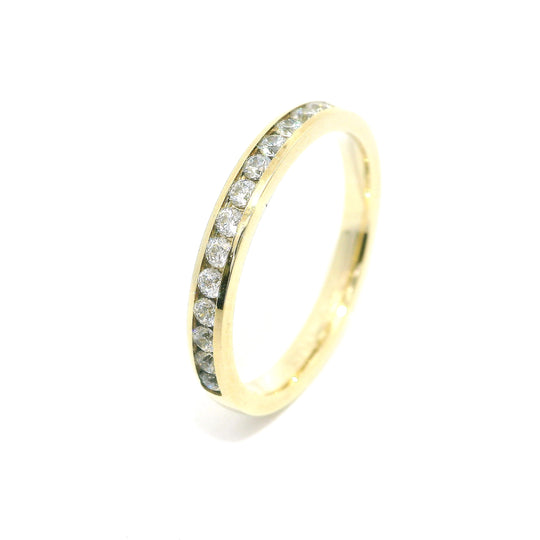 Dámský snubní prsten s kameny ETH-L 0,02