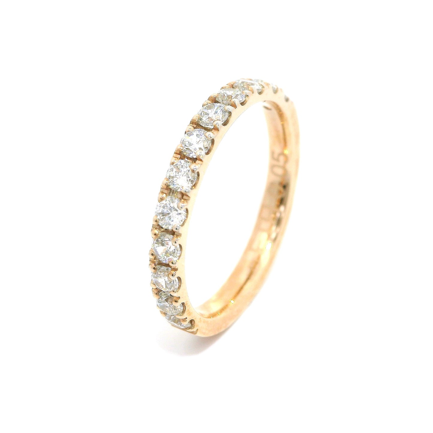 Women's wedding ring with stones ETH 0.05