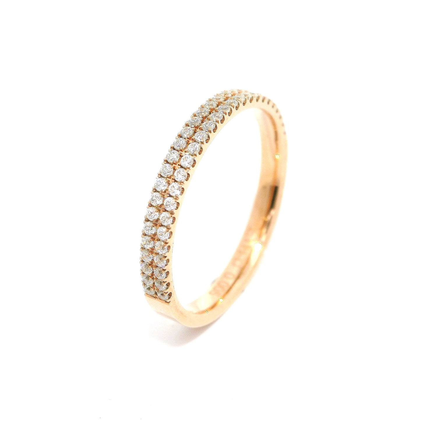 Women's wedding ring with stones ETH-D 0.005