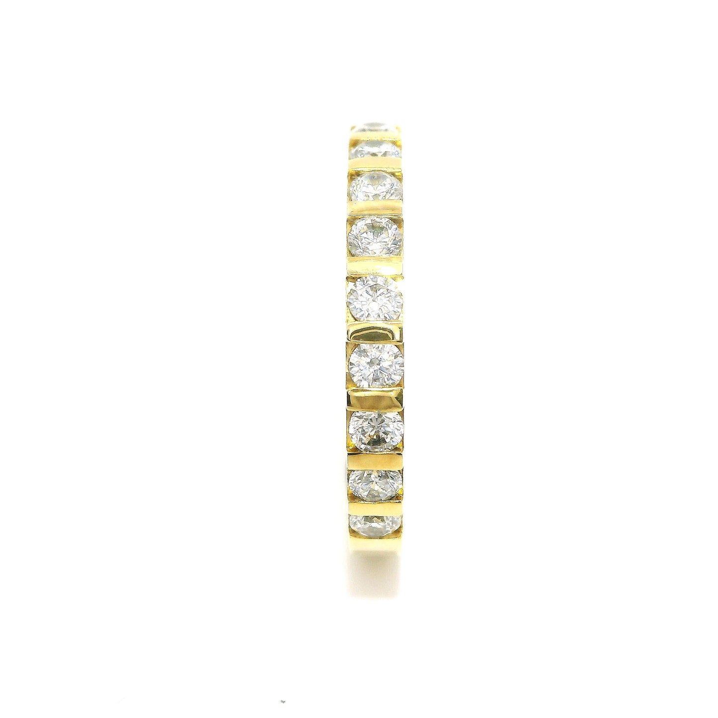 Women's wedding ring with stones ETH-BAR 0.05