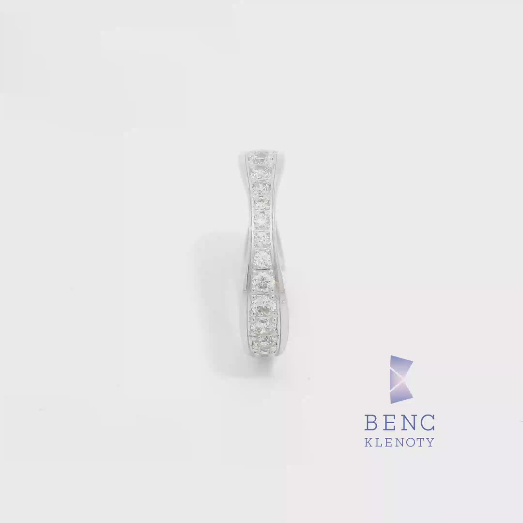 Dámský snubní prsten ze zlata 14K | Nadčasový design | A795