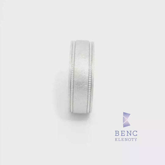 Pánský snubní prsten ze zlata 14K | Nadčasový design | A1065-P