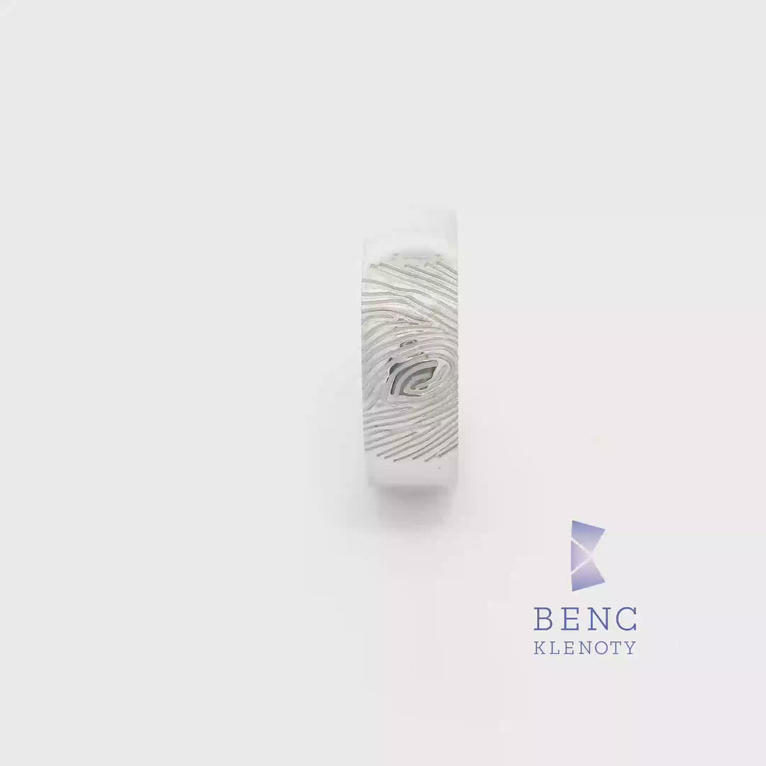 Dámský snubní prsten ze zlata 14K | Nadčasový design | A719