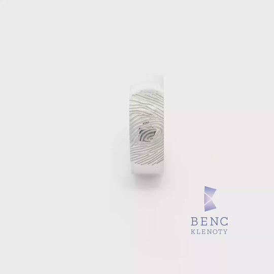 Dámský snubní prsten ze zlata 14K | Nadčasový design | A719