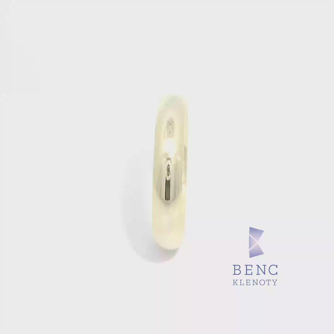 Pánský snubní prsten ze zlata 14K | Nadčasový design | R447-P
