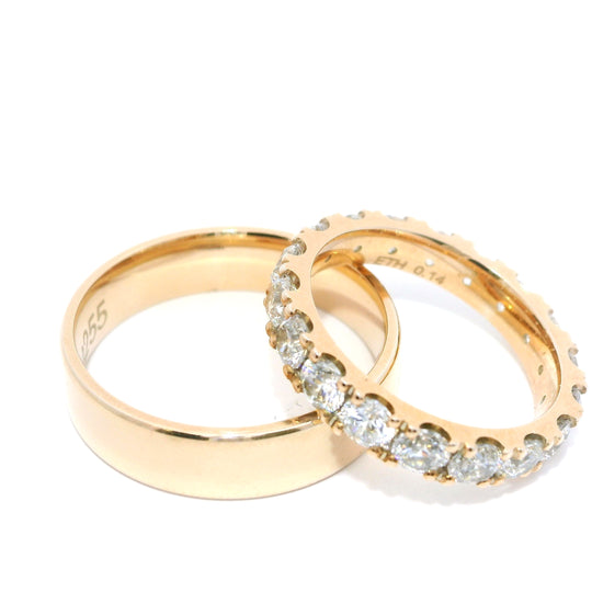 Zlatý snubní prsten - Nadčasová elegance pro ni i pro něj - B 3255